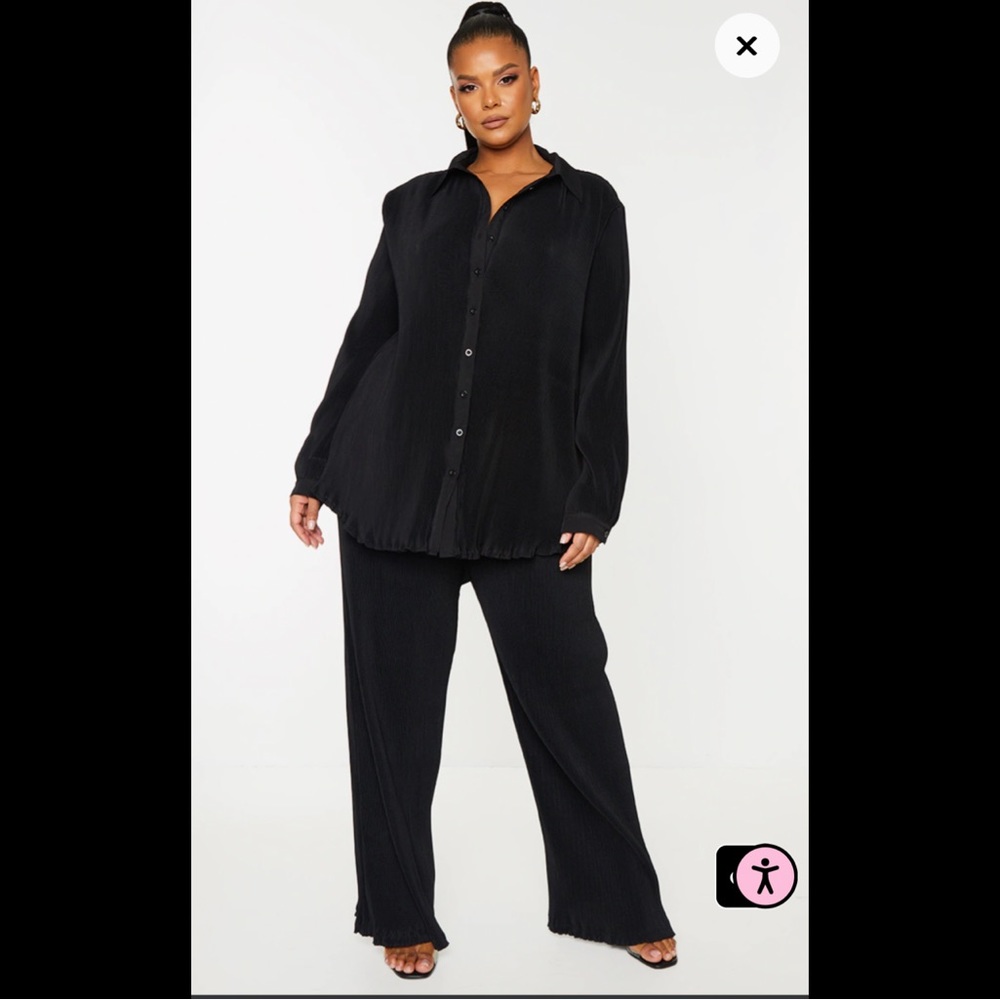 Black Pants Set